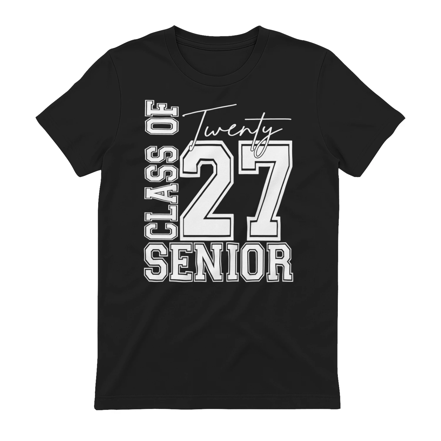 Senior Class of 2027 T-Shirt Varsity Style Graduation 2027