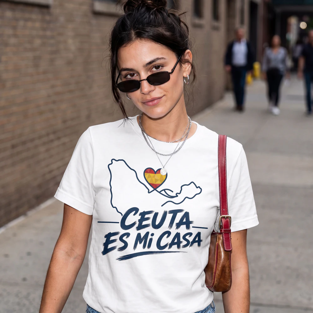 Camiseta Edición Especial: "Ceuta Es Mi Casa" – Orgullo y Apoyo