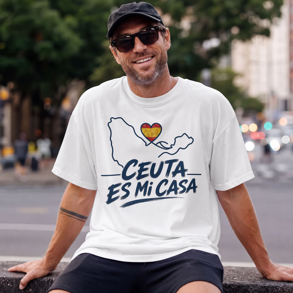 Camiseta Edición Especial: "Ceuta Es Mi Casa" – Orgullo y Apoyo