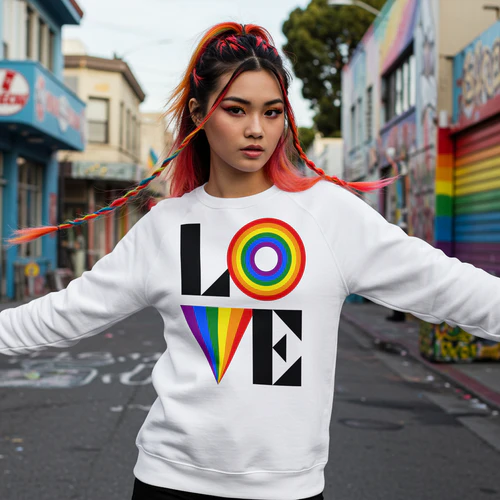 LOVE Regenbogenfarben