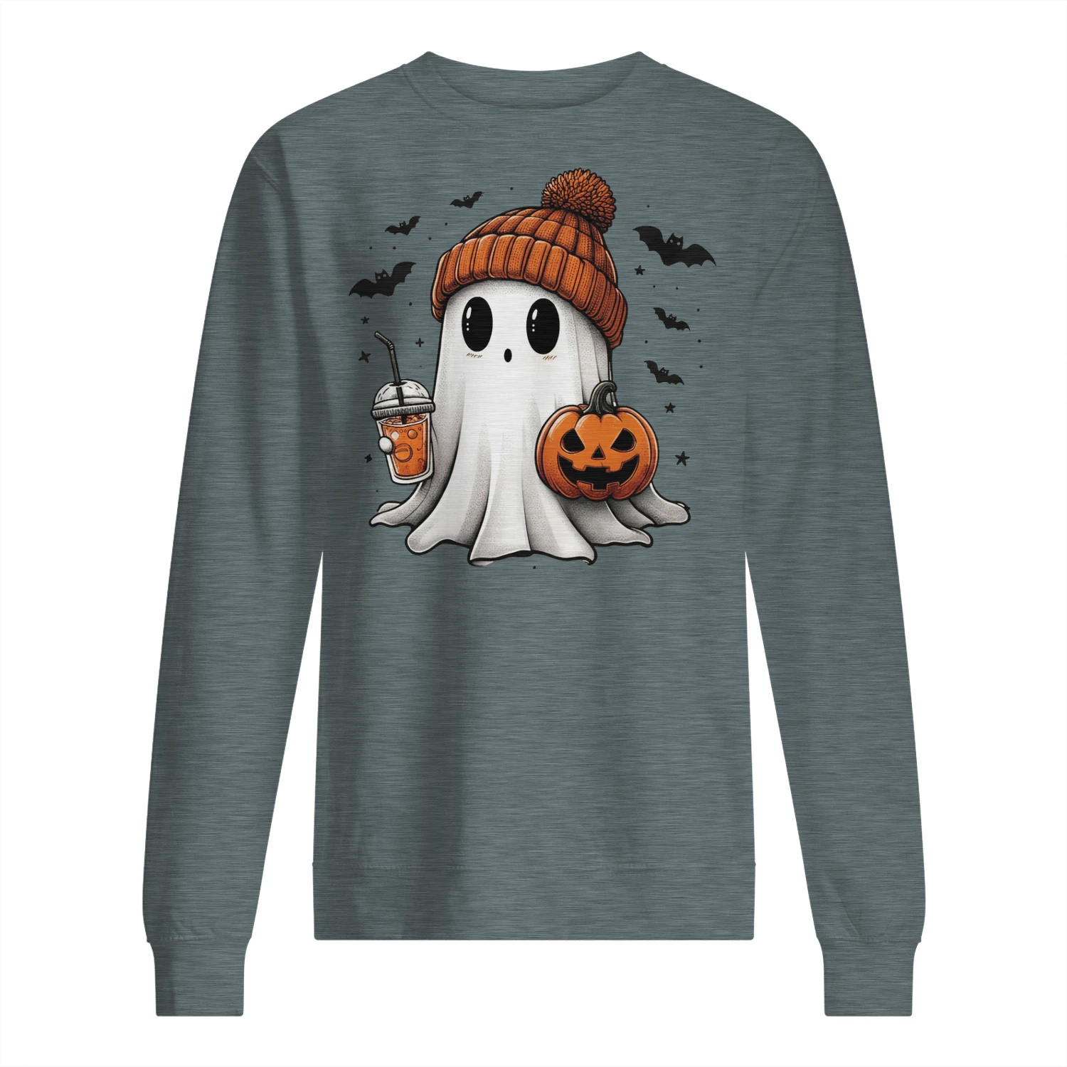 De Pumpkin Spice Ghost Sweatshirt
