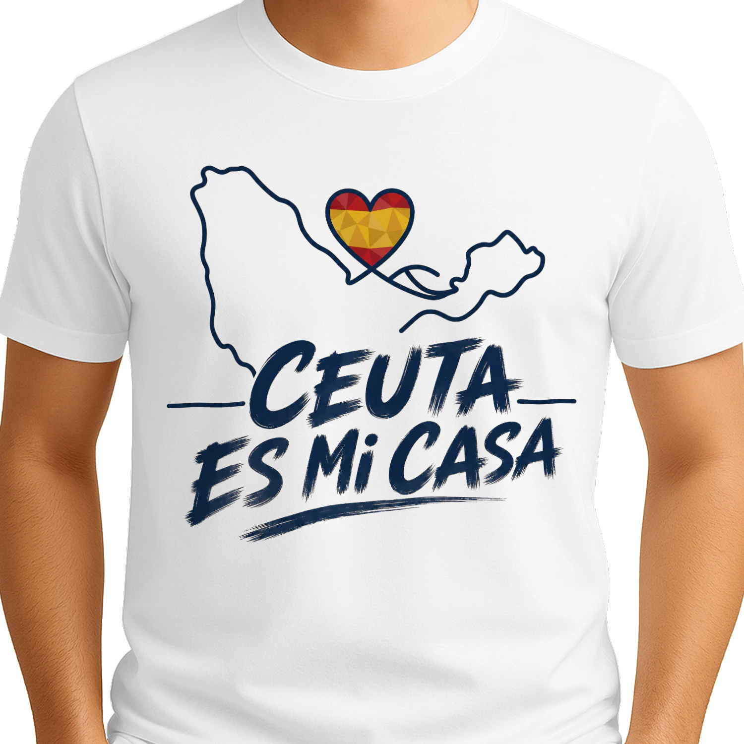 Camiseta Edición Especial: "Ceuta Es Mi Casa" – Orgullo y Apoyo