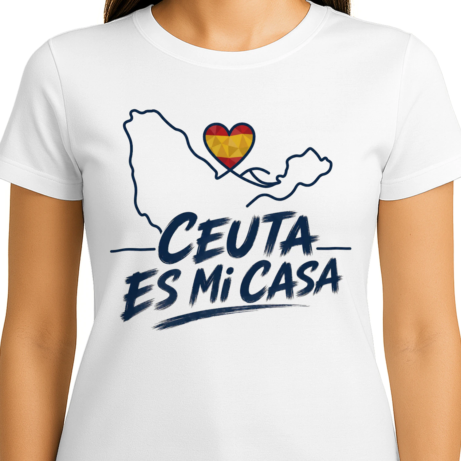 Camiseta Edición Especial: "Ceuta Es Mi Casa" – Orgullo y Apoyo