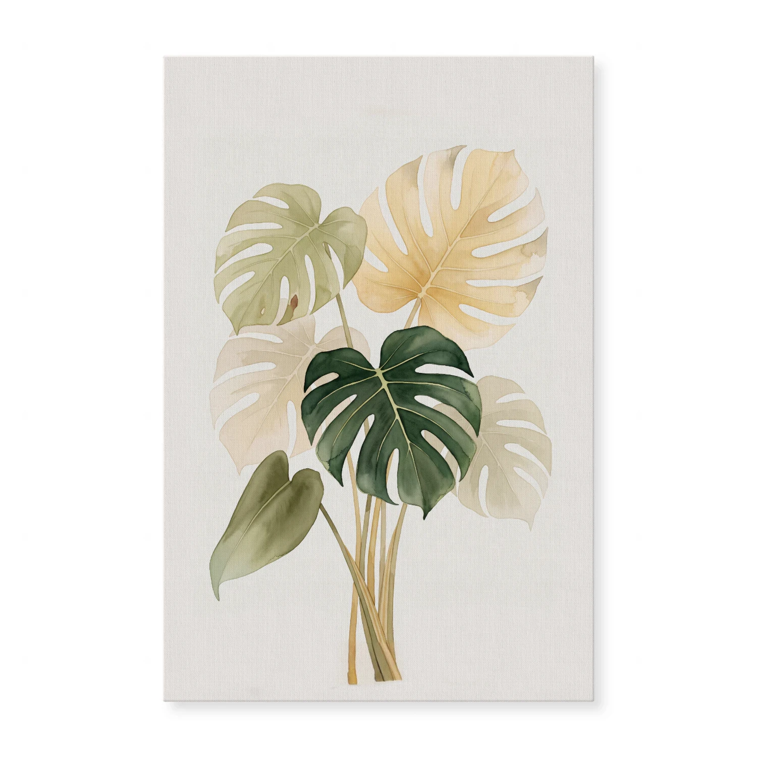 Monstera Leaves Wall Art