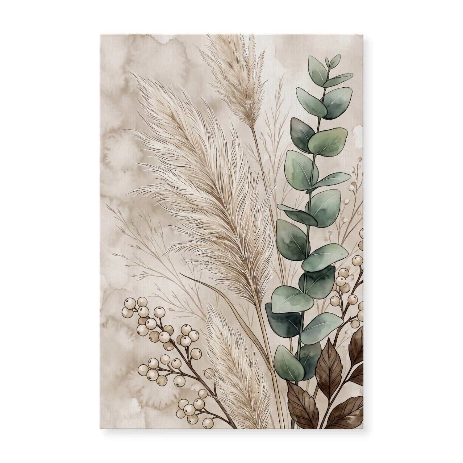 Dried Flora Bouquet Wall Art