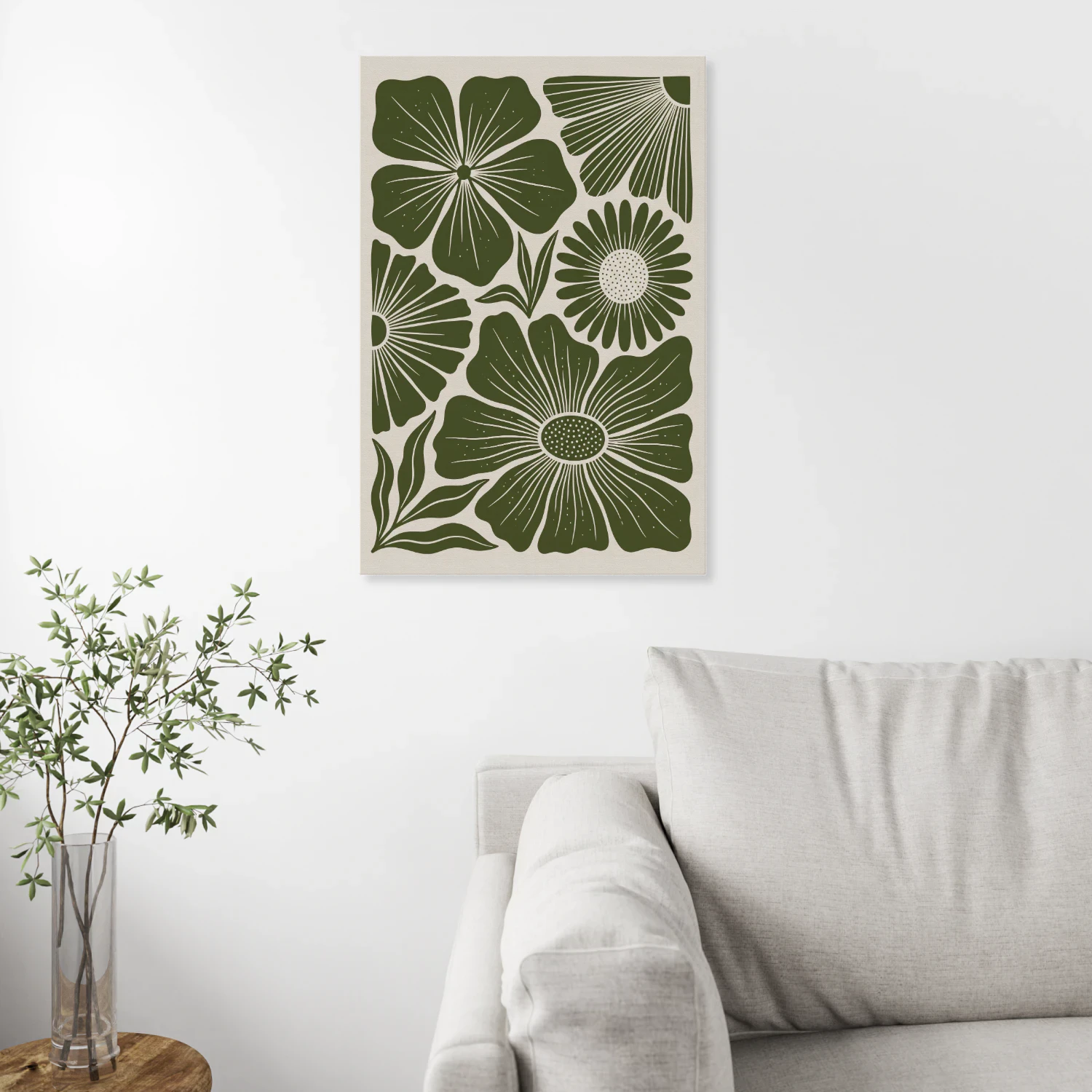 Flowers & Leaves Wall Art