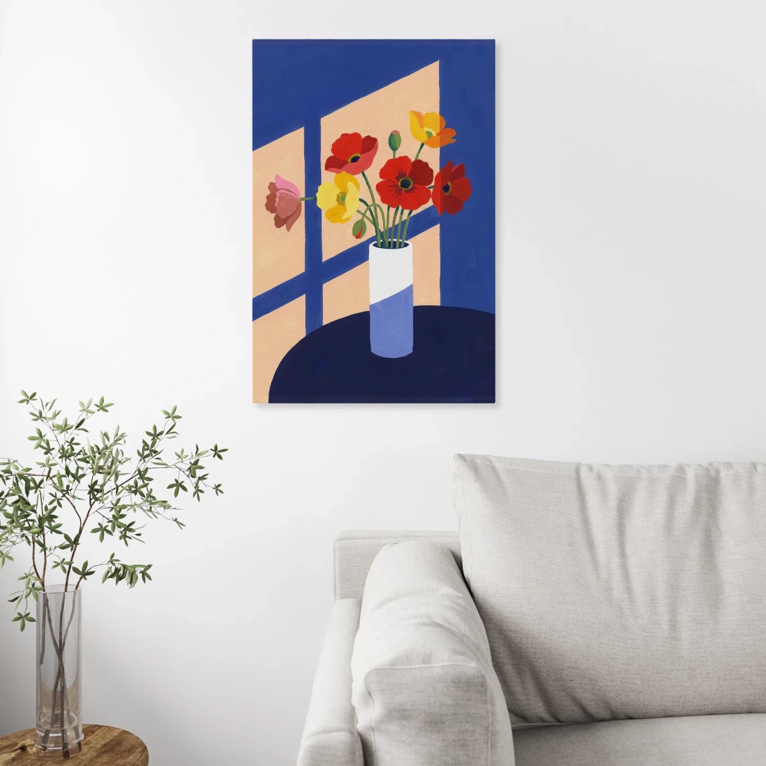 Poppies Bouquet Wall Art
