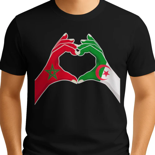 Morocco & Algeria in My Heart T-Shirt