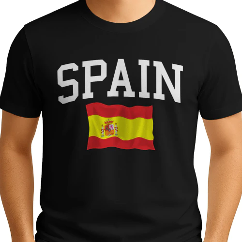Camiseta Bandera de España ⭐⭐⭐⭐⭐