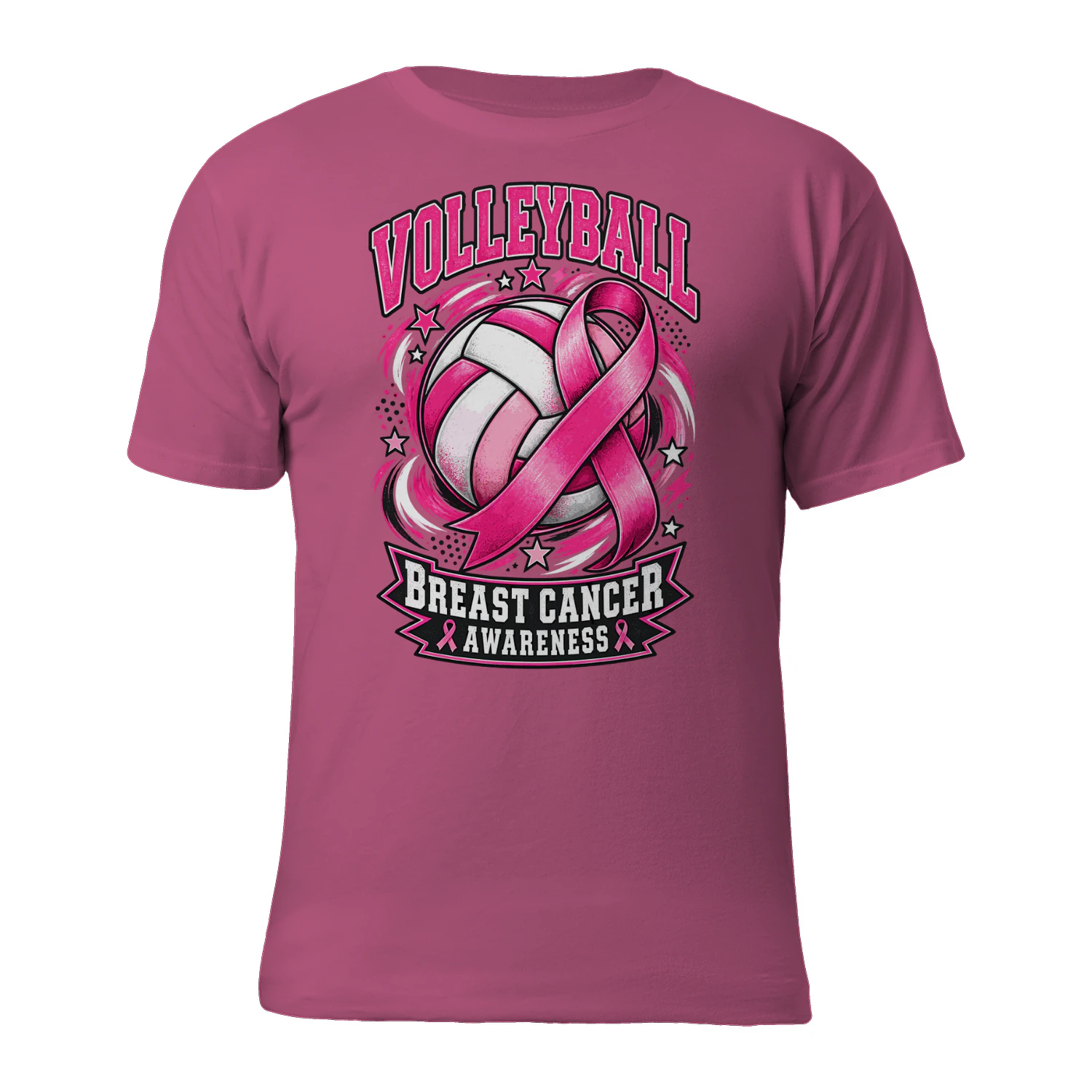 Volleyball Breast Cancer Awareness Tee