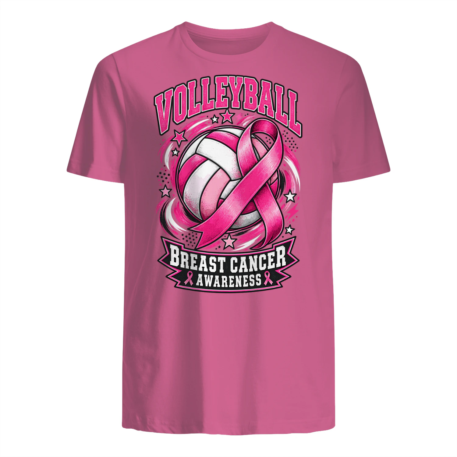 Volleyball Breast Cancer Awareness Tee