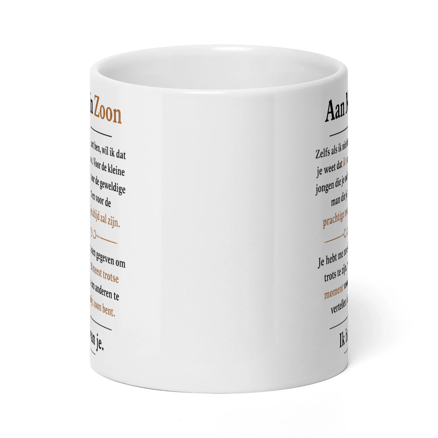 Betekenisvol cadeau voor zoon