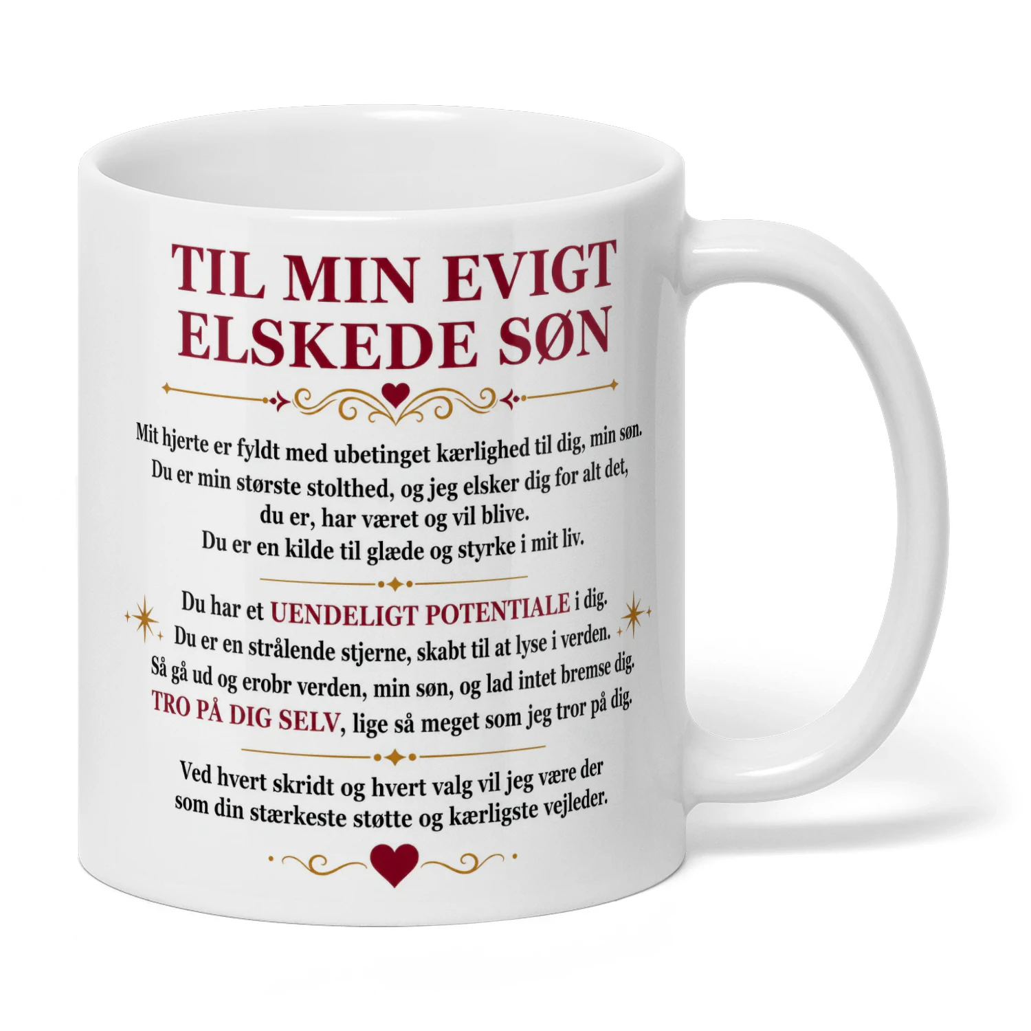 Til min evigt elskede søn ❤️