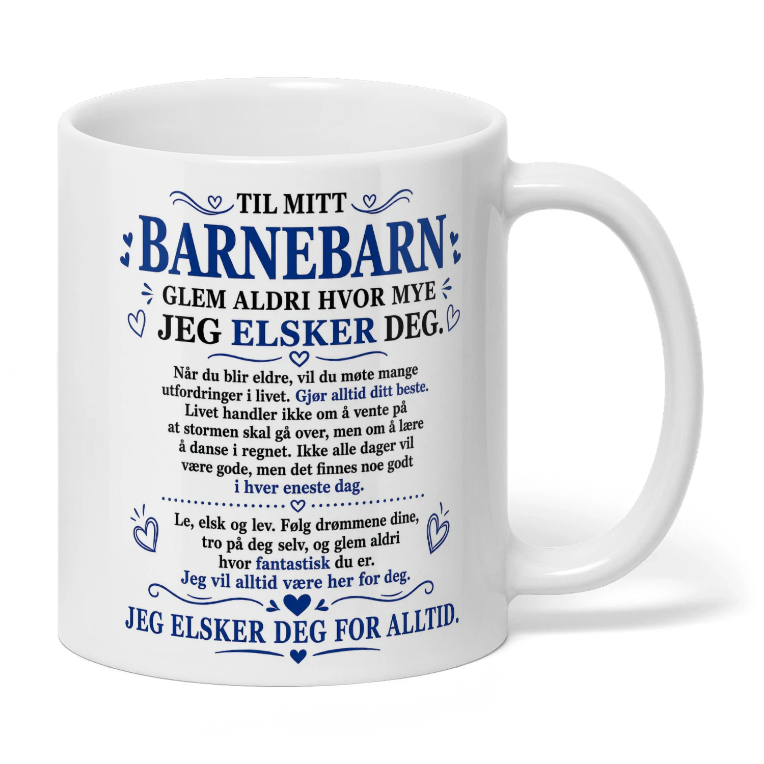 Til Mitt Barnebarn – En Uforglemmelig Gave! 💙☕