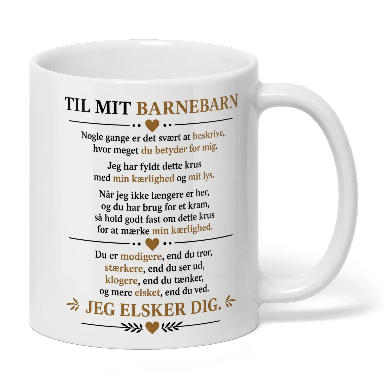 Til mit elskede barnebarn... ❤️✨