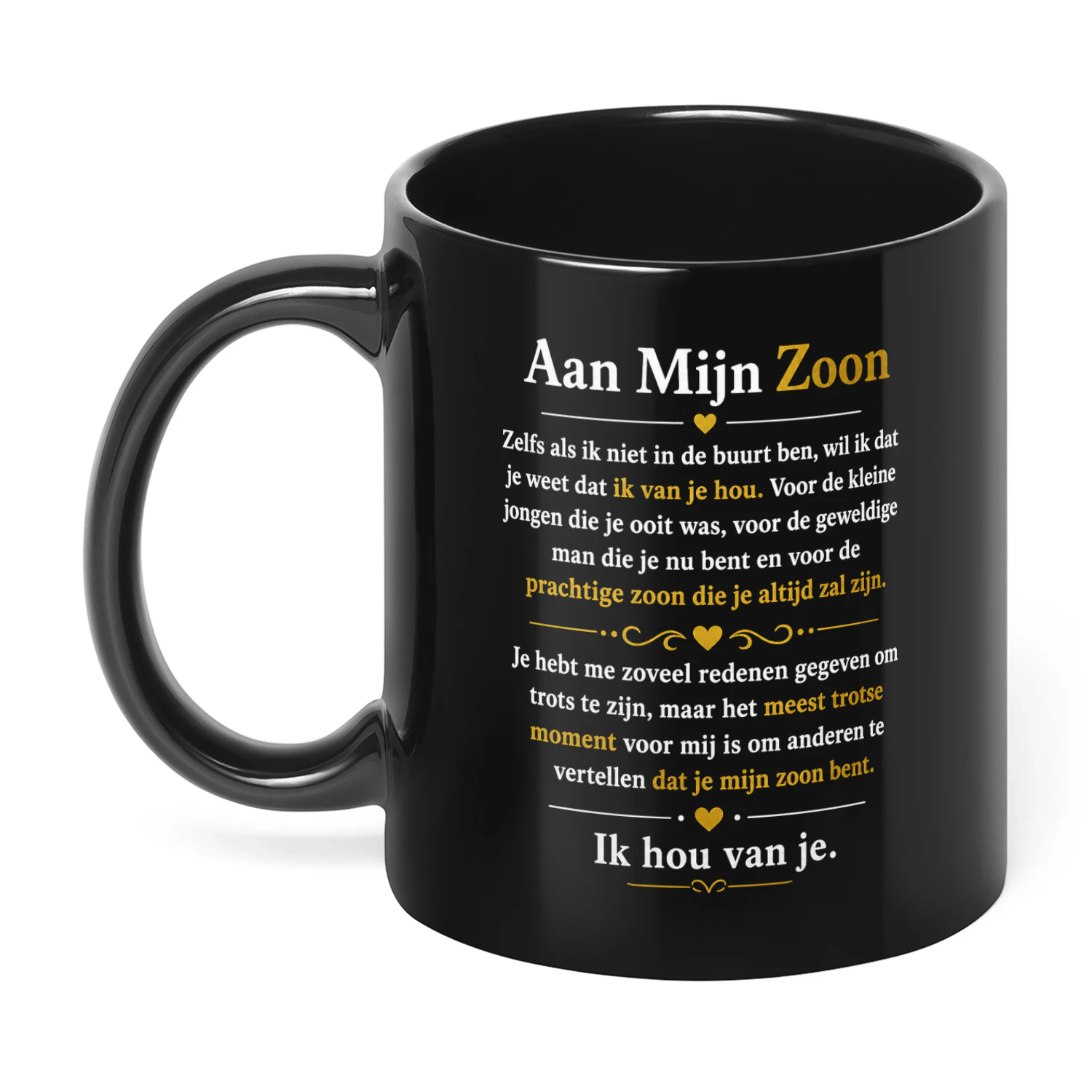 mayzing dutch black mug son