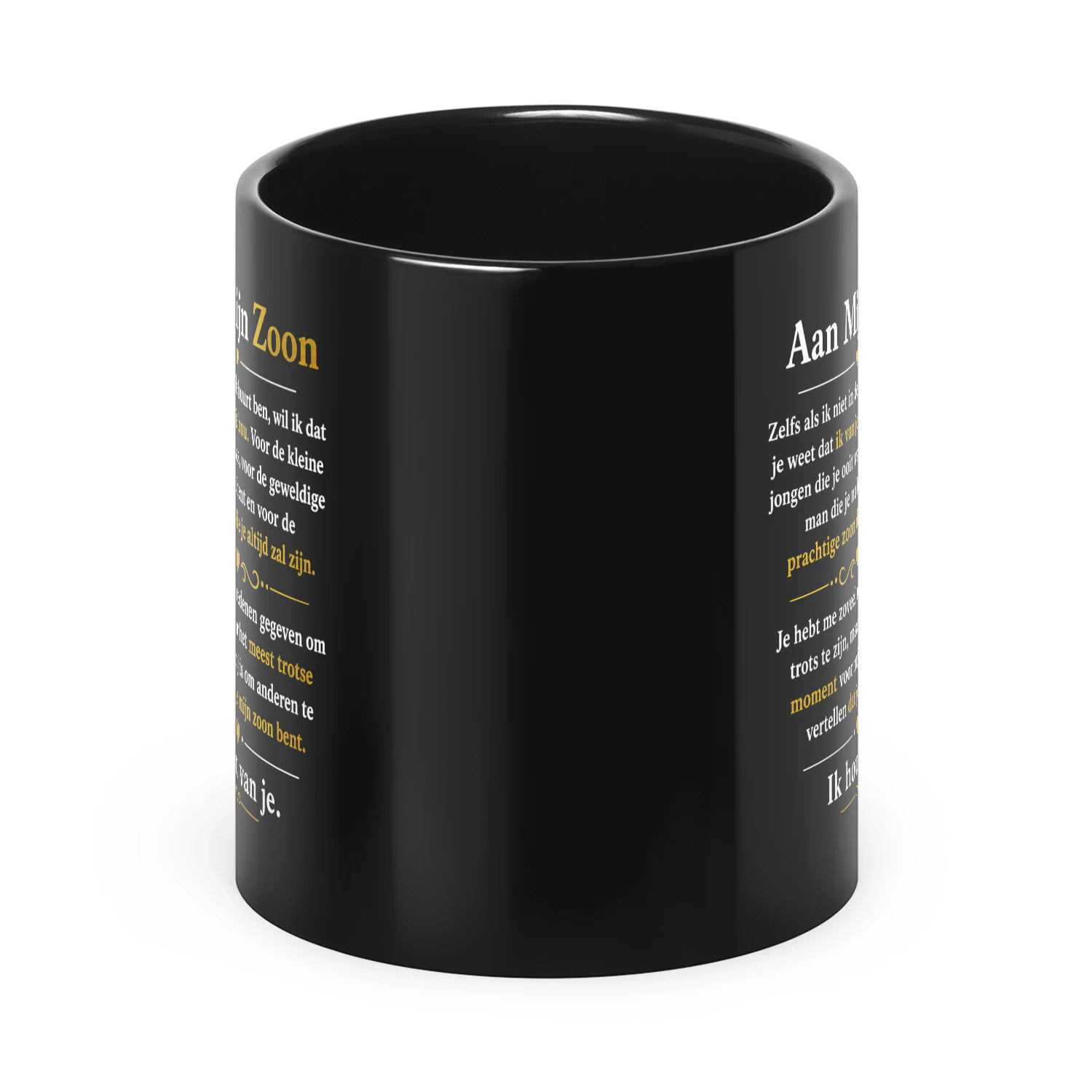 mayzing dutch black mug son