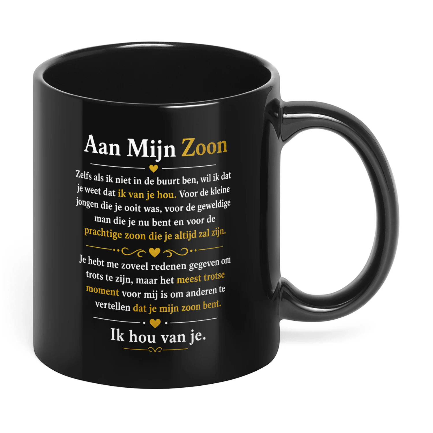 mayzing dutch black mug son