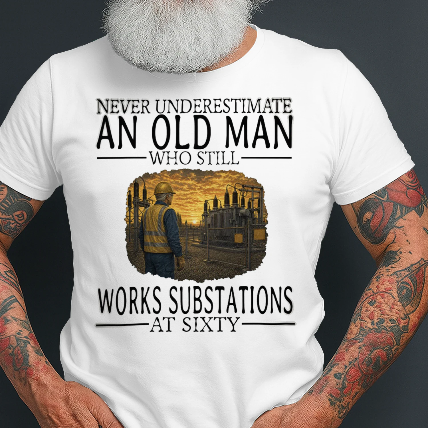 Never Underestimate An Old Man Who Still Works Substations At Sixty SUB0005