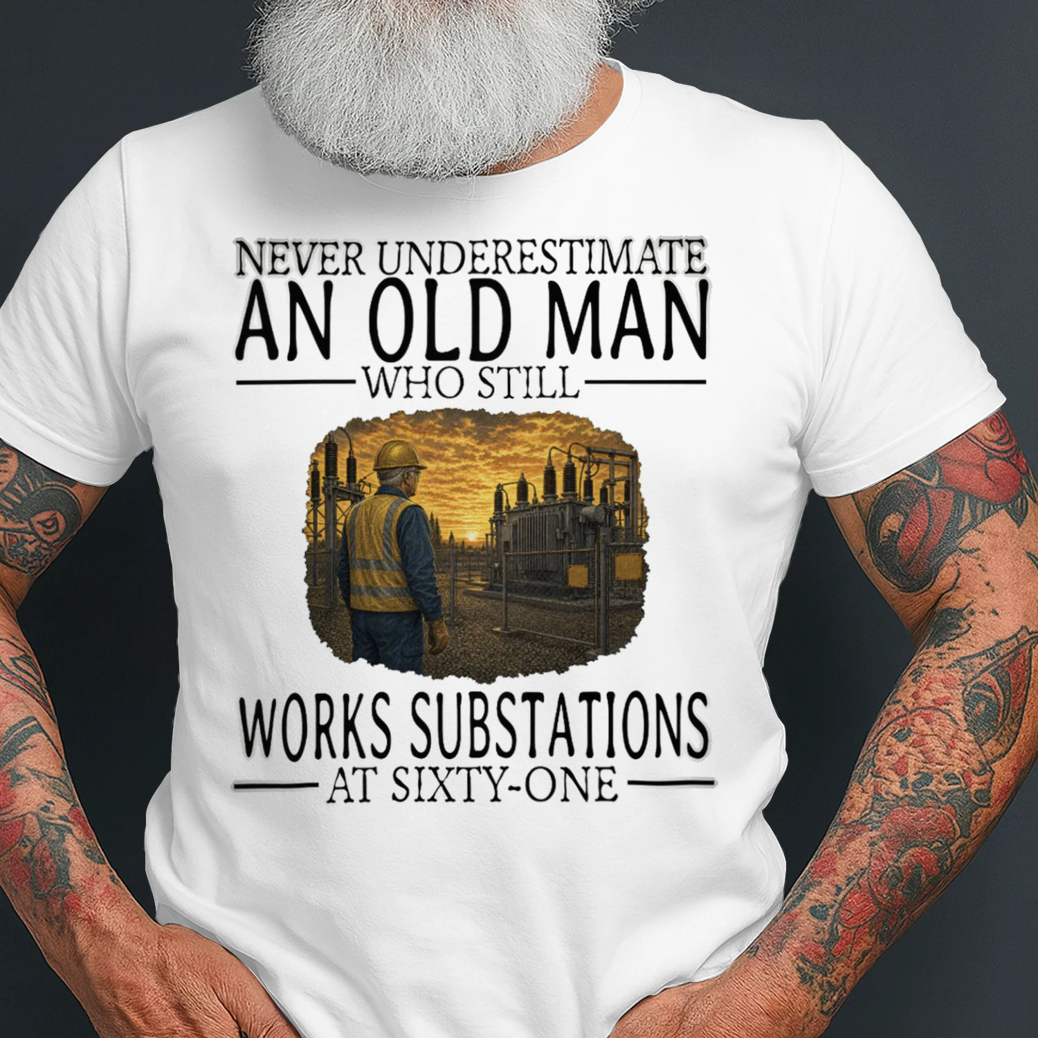 Never Underestimate An Old Man Who Still Works Substations At Sixty One SUB0004