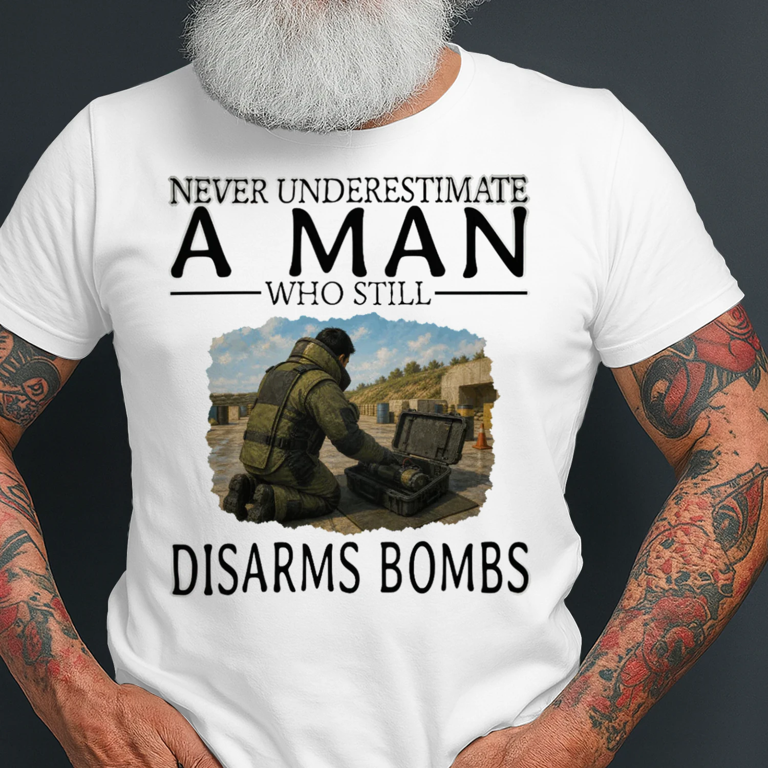 Never Underestimate An Old Man Who Still Disarms Bombs BOM0005