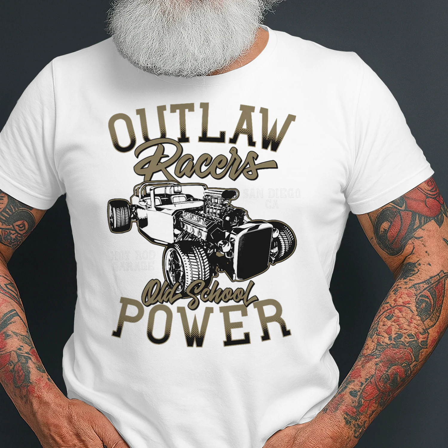 Vintage Hot Rod Classic Cars Speed And Power Racers Hot Rod T Shirt HRD0223