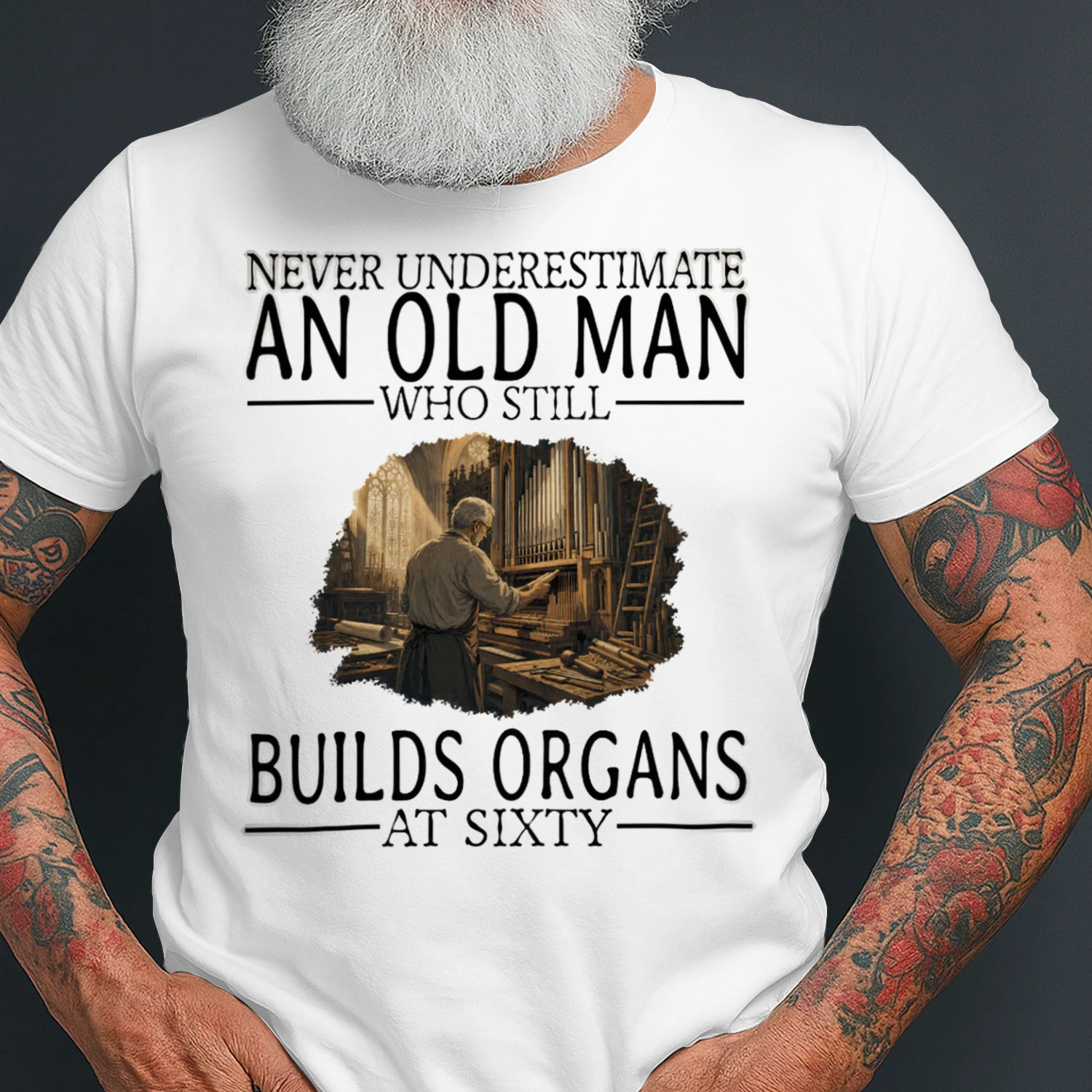 Never Underestimate An Old Man Who Still Builds Organs At Sixty ORG0005