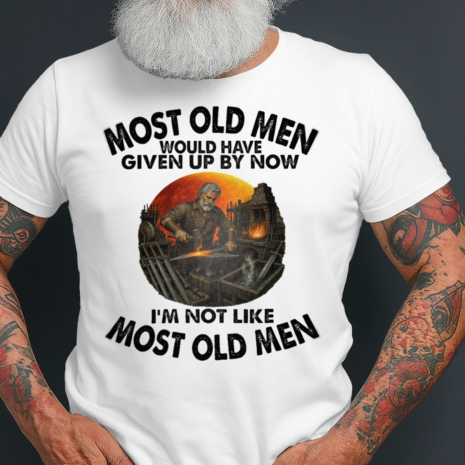 Most Old Men Give Up By Now Swordmaker SWO0002