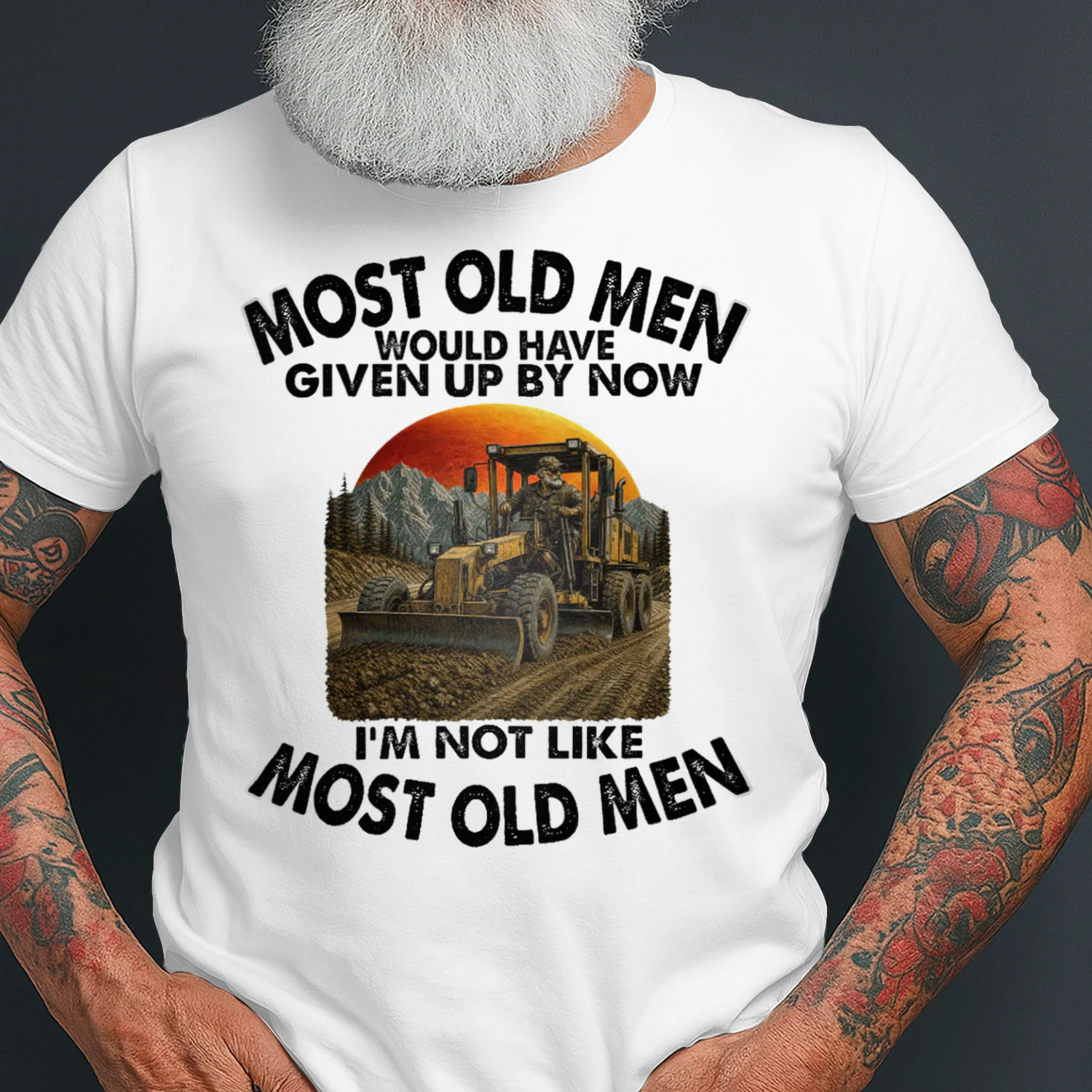 Most Old Men Give Up By Now Grading Operator GRA0001