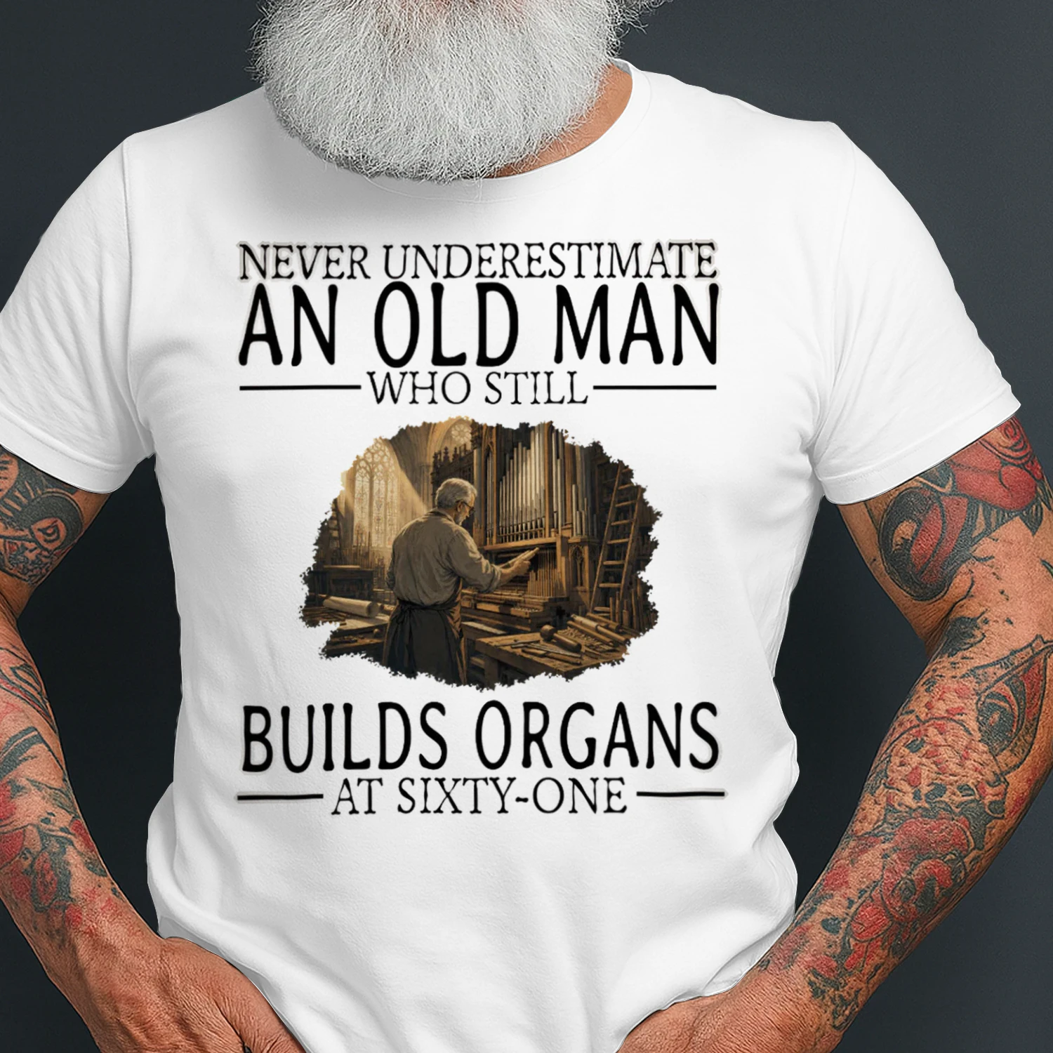 Never Underestimate An Old Man Who Still Builds Organs At Sixty One ORG0004
