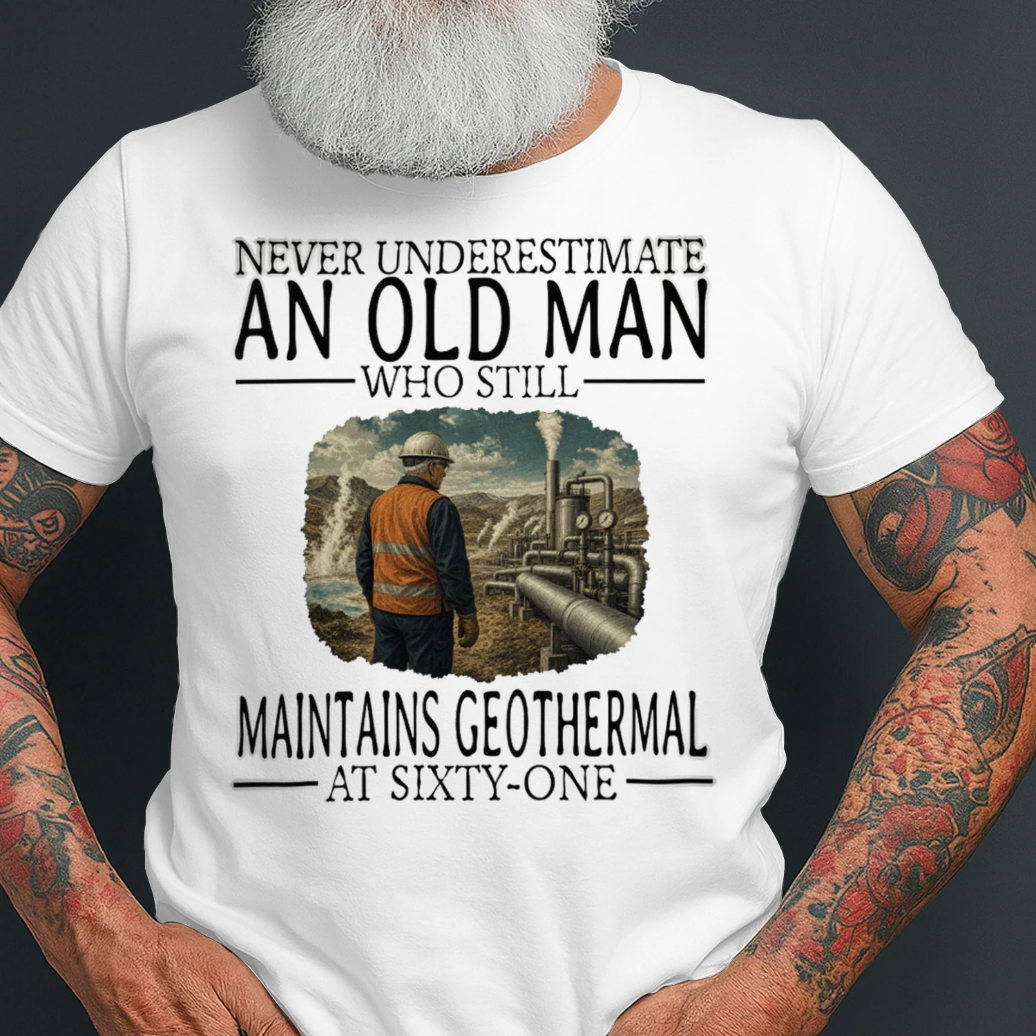 Never Underestimate An Old Man Who Still Maintains Geothermal At Sixty One GEO0005