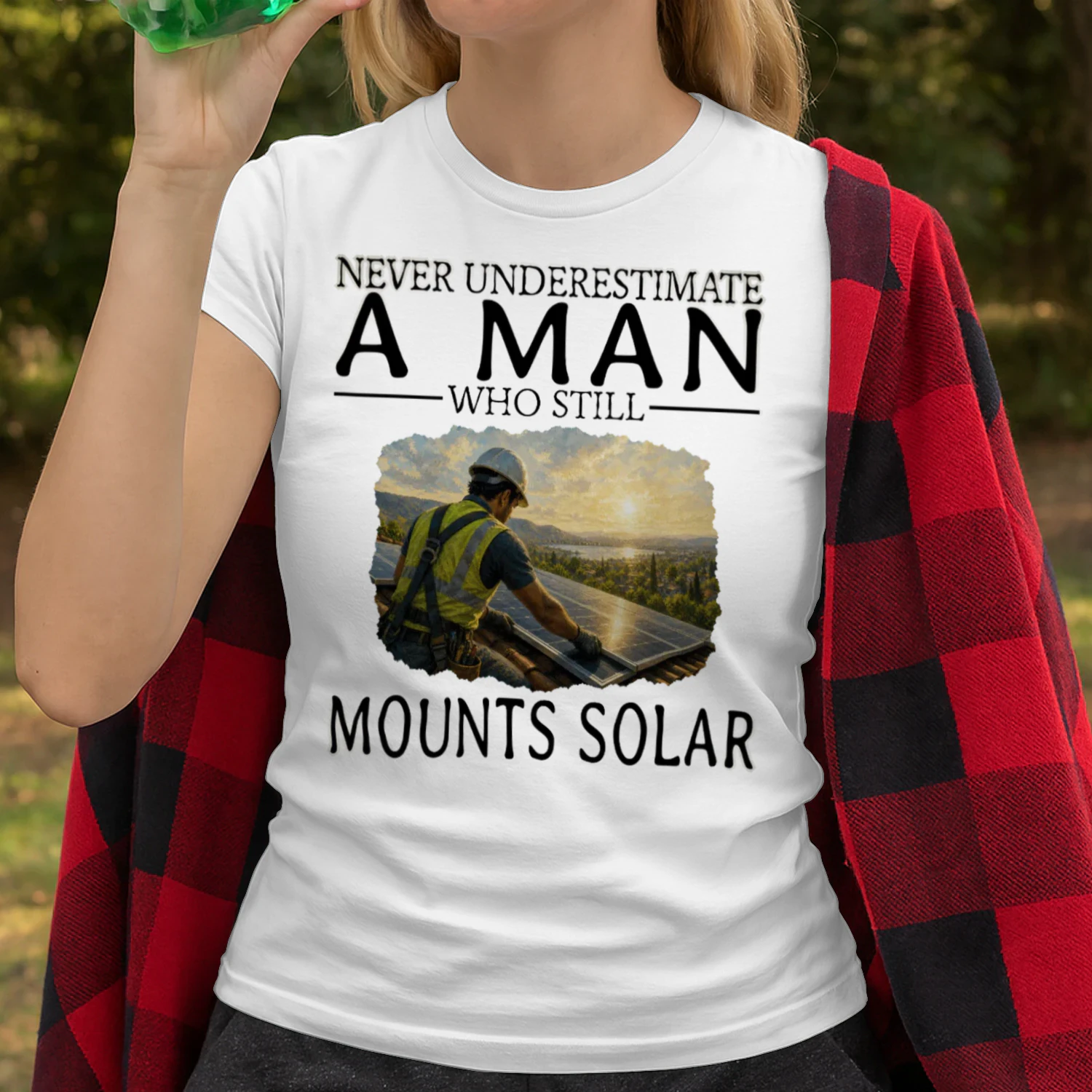 Never Underestimate A Man Who Still Mounts Solar SOL0004