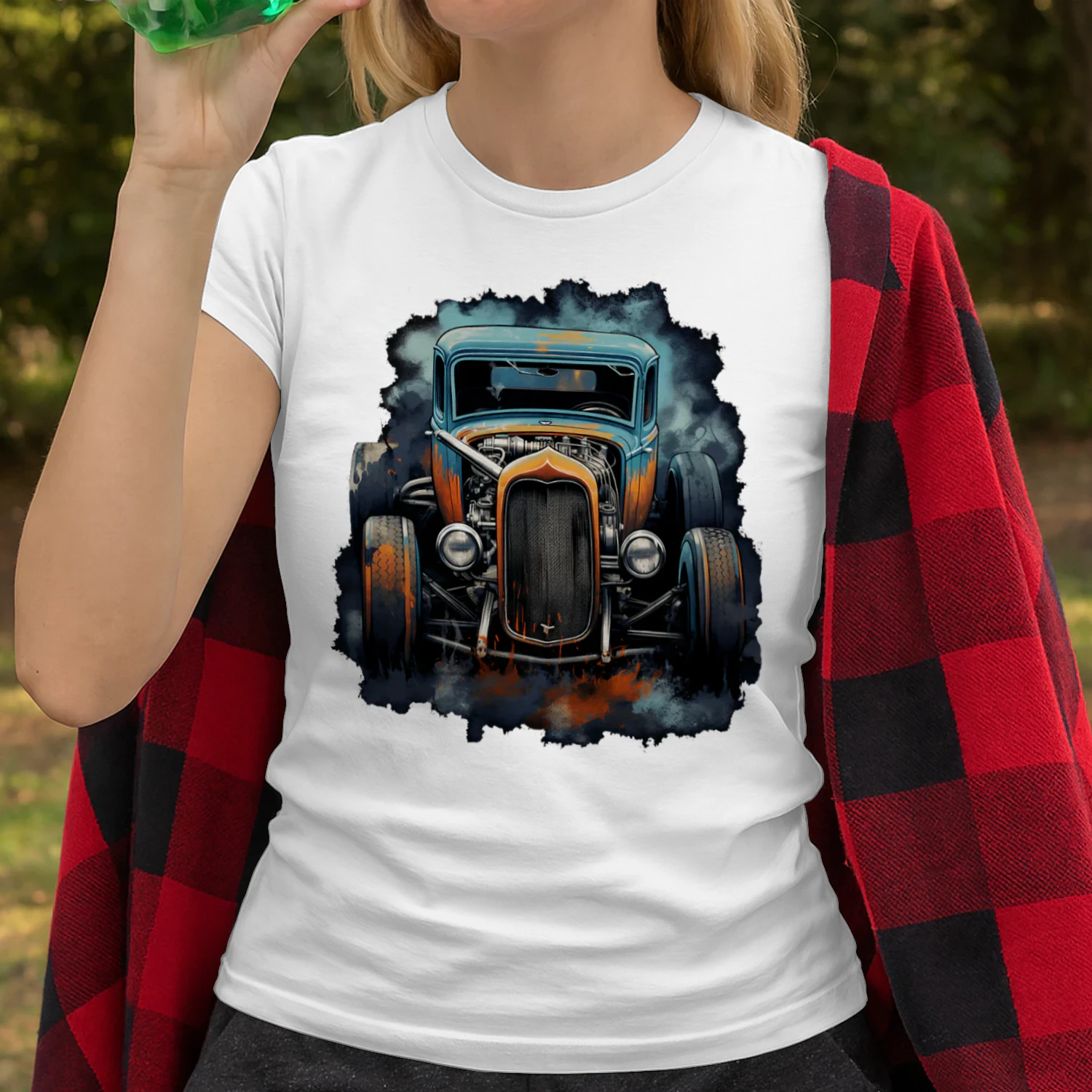 Rust Bucket Hot Rod Rat Rod Vintage Classic Car Men Hot Rod T Shirt HRD0196