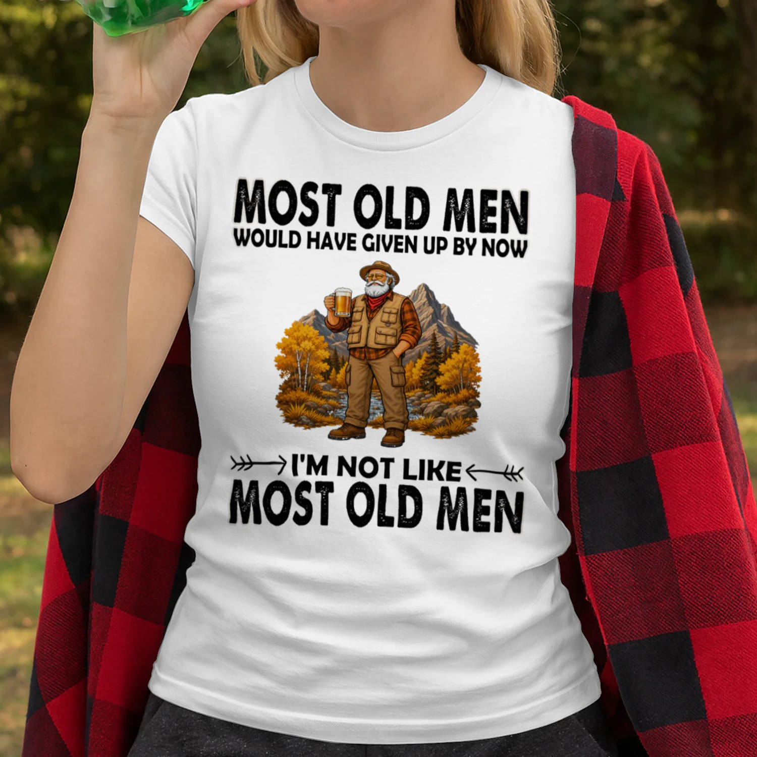Most Old Men Give Up By Now Hunting Guide Mountains GUI0001