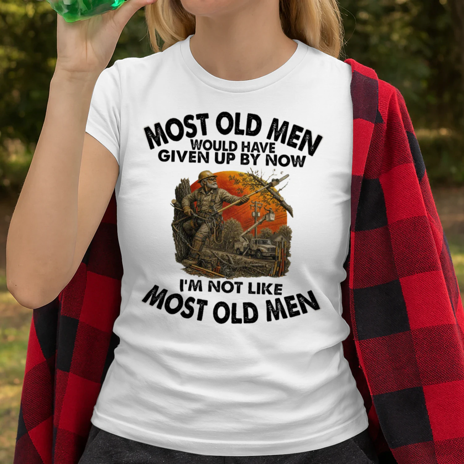 Most Old Men Give Up By Now Line Clearance Tree Trimmer TRE0001