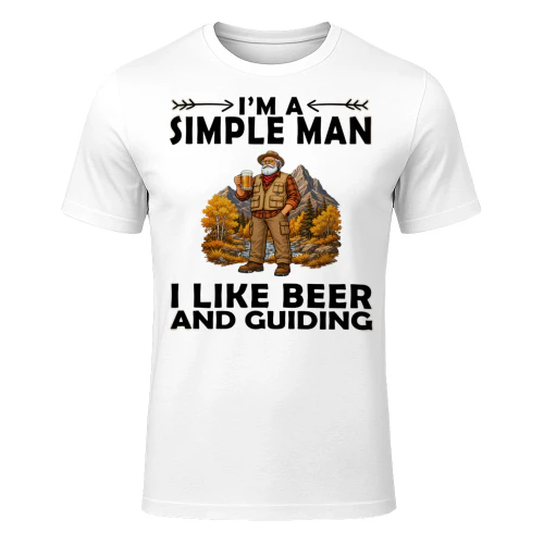 Simple Man I Like Beer And Guiding White V2 GUI0010
