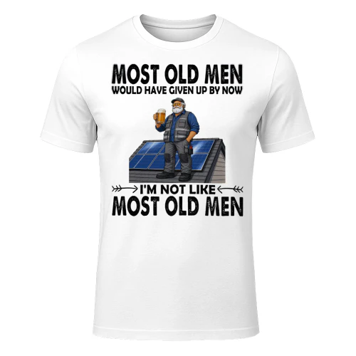 Most Old Men Give Up By Now Solar Panel Beer SOL0002