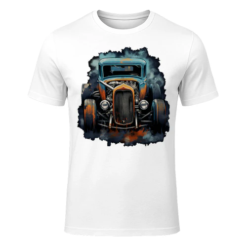 Rust Bucket Hot Rod Rat Rod Vintage Classic Car Men Hot Rod T Shirt HRD0196