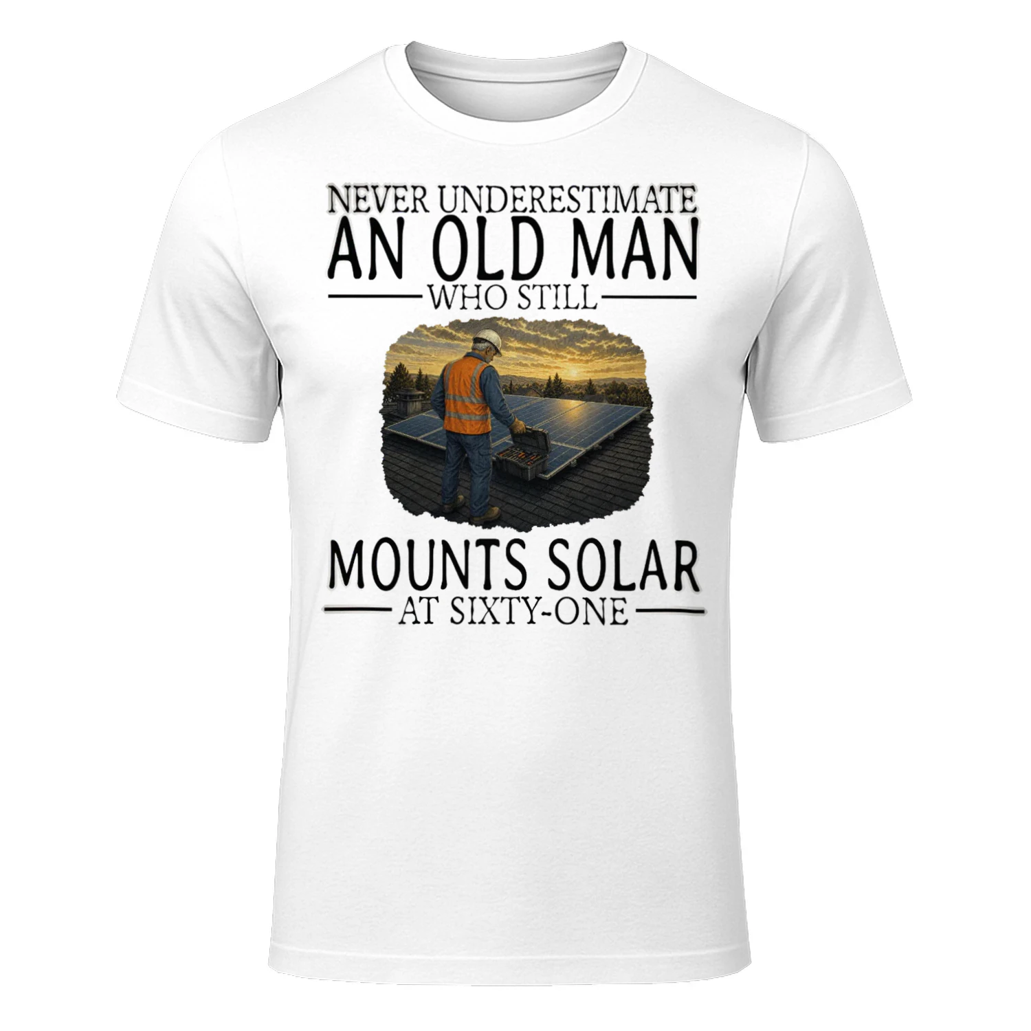 Never Underestimate An Old Man Who Still Mounts Solar At Sixty One SOL0005