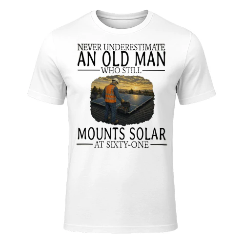Never Underestimate An Old Man Who Still Mounts Solar At Sixty One SOL0005
