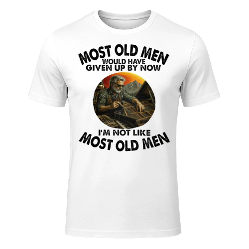 Most Old Men Give Up By Now Piano Tuner PIA0001