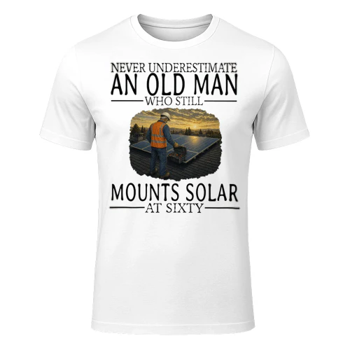 Never Underestimate An Old Man Who Still Mounts Solar At Sixty SOL0006