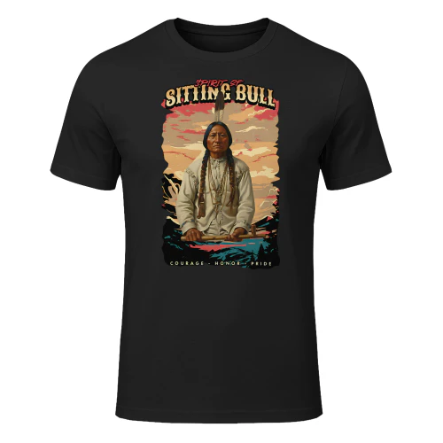 Sitting Bull Native American Chief Lakota Sioux Indians NA T Shirt NTA0178