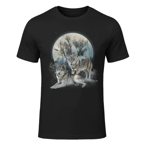 The Mountain Wolf Native American Wolf Wolves Lover NA T Shirt NTA0583