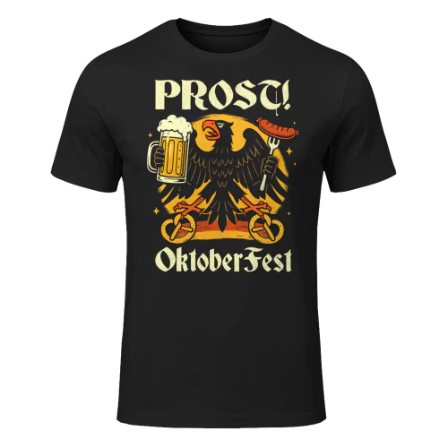 Prost Oktoberfest German Eagle Beer Wurst Men Women Eagle T Shirt EAG0099