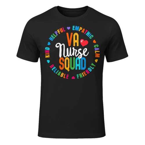 Va Nurse Squad Nurse Team Registered Nursing Nursing T Shirt NUR0346