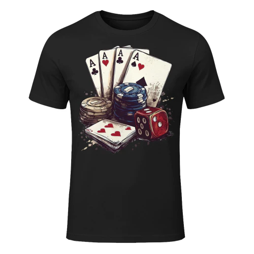 Poket Funny Retro Casino Bach Trip Best Gift For Poker Lover Poker T Shirt POK0210