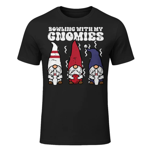 Bowling with Gnomies Bowler Gnome Matching Men Women Kids T Shirt BOL1080