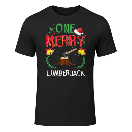 One Merry Lumberjack Woodworker Ugly Christmas Sweater Sweatshirt LUB0287