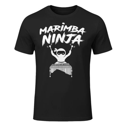 Marimba Ninja Funny Marching Band Percussion Gift Men Boys T Shirt MCB0246